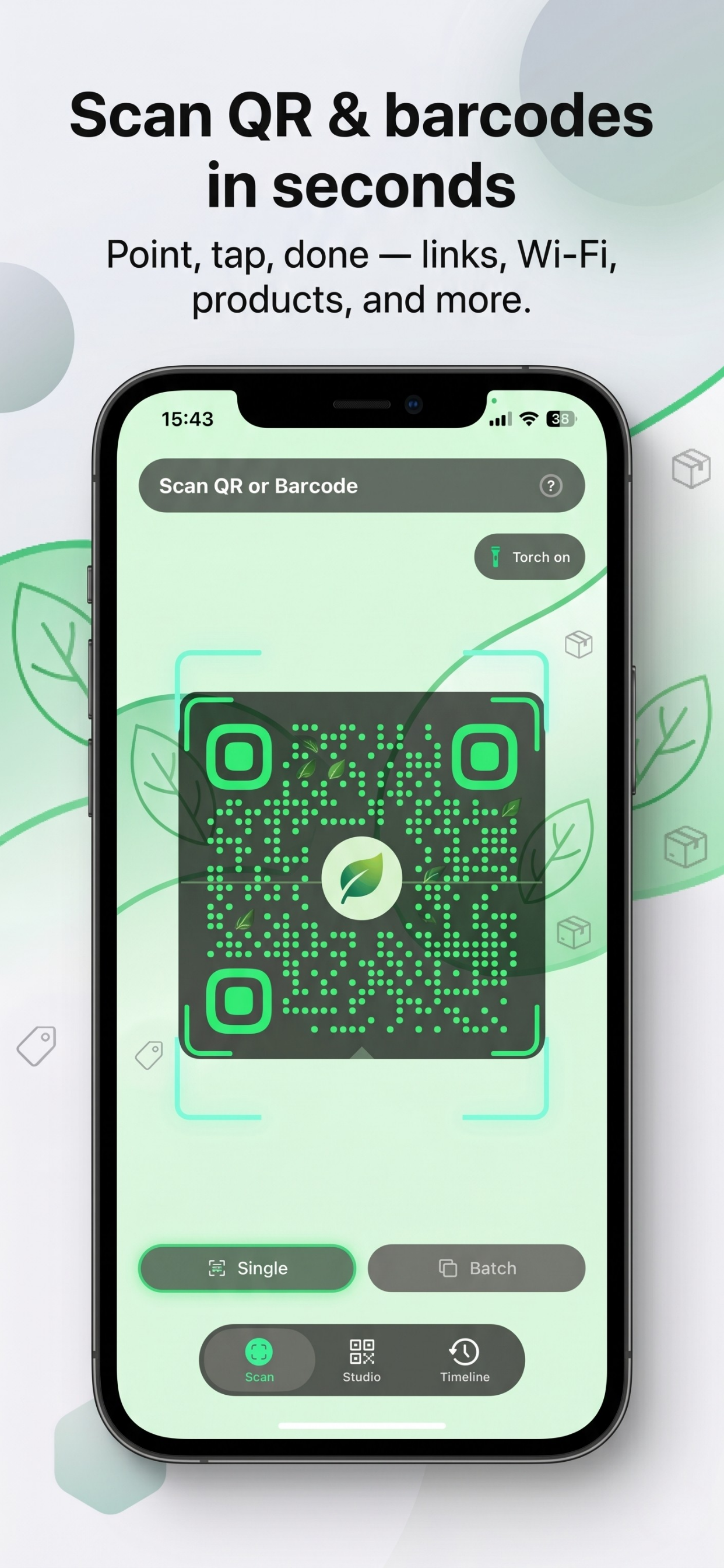 QR Code or Barcode screenshot 1